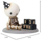 SUMMIT COLLECTION Luckyz Skeleton Birthday Figurine - Polyresin, White, Beige, Black