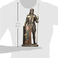 UNICORN STUDIO Roman Soldier Figurine - 14.38" Cold Cast Bronze with Javelin & Shield, Model SS-US-WU76048A4