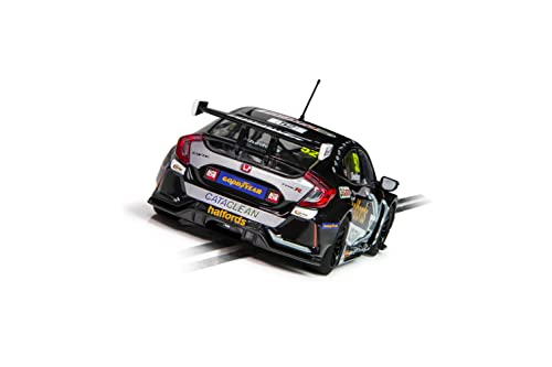 Scalextric C4297 Honda Civic Type R - Btcc 2021 - Gordon Shedden, Black/Orange