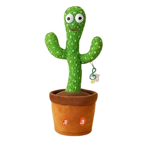 Ramya Collections Dancing Cactus Talking Toy Cactus Plush Toy Wriggle Singing Recording Funny Education Toys for Babies Children