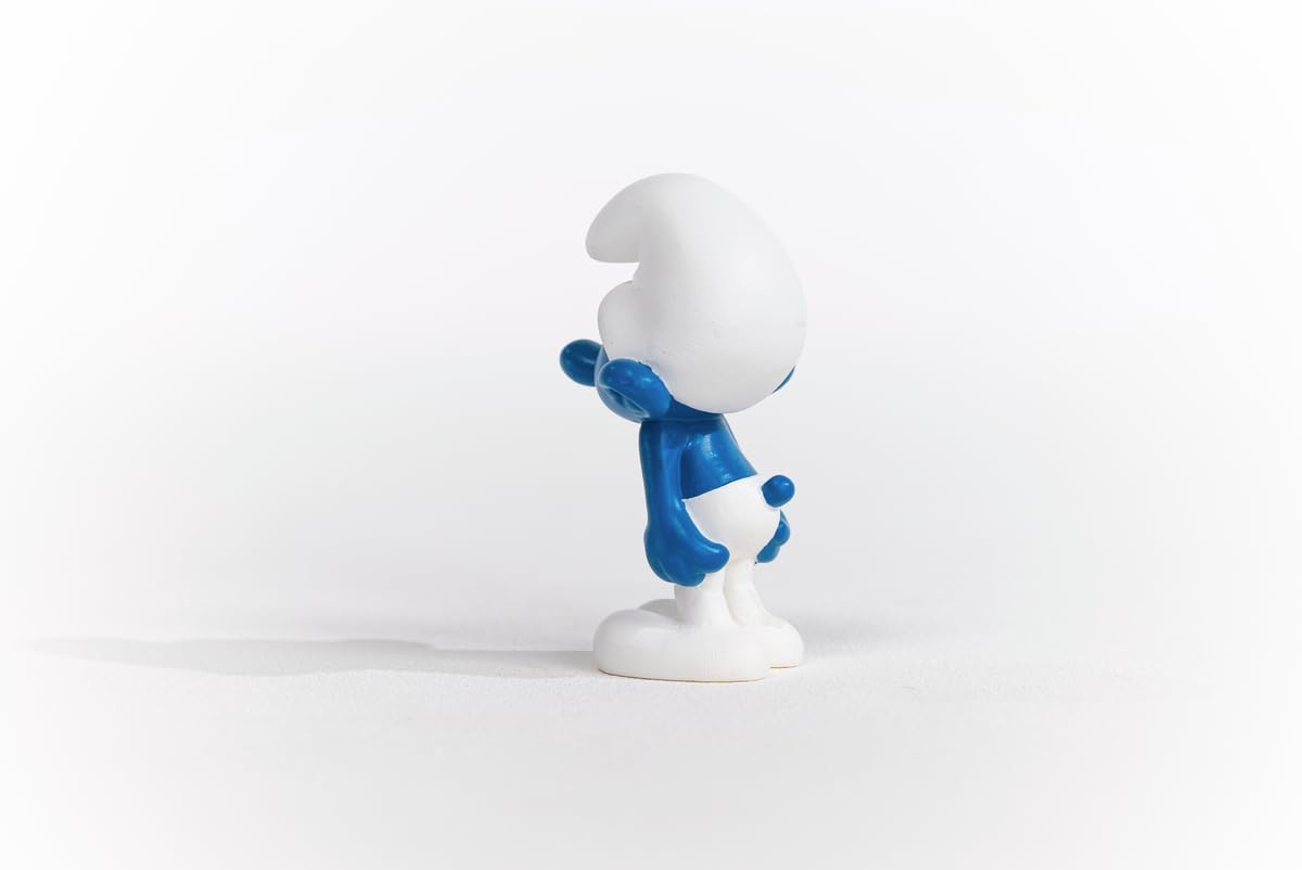 Schleich Smurfs, Collectible Retro Cartoon Toys For Boys And Girls, Grouchy Smurf Figurine, Ages 3+