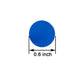 Blue Confetti 0.6 inch,Round Blue Foil Confetti,Shiny Blue Confetti for Party Decoration or Filled Balloons,(3.52 oz)