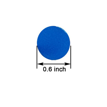 Blue Confetti 0.6 inch,Round Blue Foil Confetti,Shiny Blue Confetti for Party Decoration or Filled Balloons,(3.52 oz)