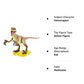 Jurassic World Velociraptor Echo 6' Collectible Figure With Movable Joints, Ages 8+