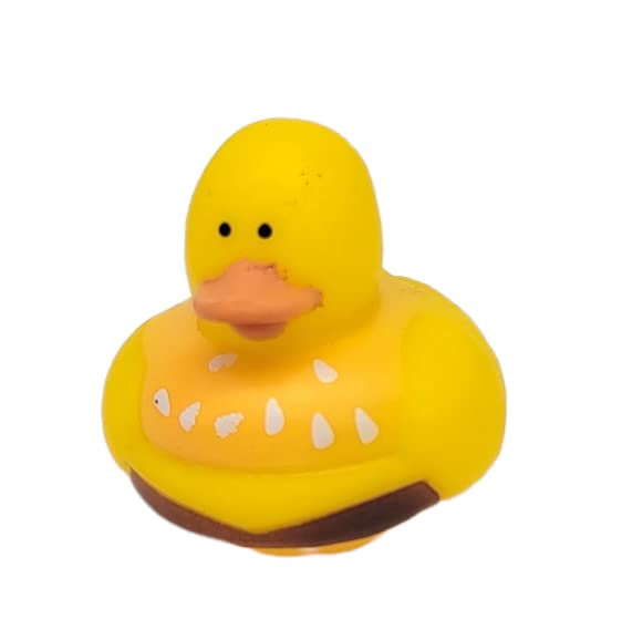 Cool Rubber Ducks (2') Standard Size. (12 Pack) Cute Duck Bath Tub Pool Toys. (Fast Food Rubber Duckies)