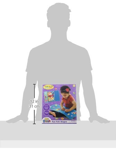 Creativity for Kids My First Fun Felt Shapes - Travel Friendly Felt Board for Toddlers, Crafts and Pretend Play - 100+ Pieces