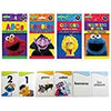 4 Sesame Street Flash Cards Beginning Words Numbers Colors Shapes Alphabet Abc !