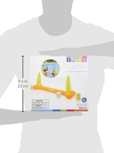 Intex 56508Ep Inflatable Floating Swimming Pool Toys Volleyball Game, Green