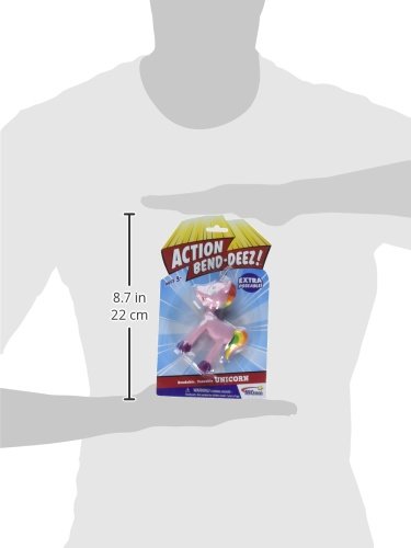 Nj Croce Bendables Unicorn Action Figure, 4'