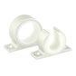 Lees Single Rod Rack Set - Satin Silver Finish
