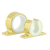 Lees Single Rod Rack Set - Bright Gold Finish