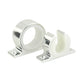 Lees Single Rod Rack Set - Bright Silver Finish