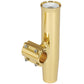 Lees Clamp-On Rod Holder - Gold Aluminum - Horizontal Mount - Fits 1.660 O.D. Pipe