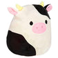 Squishmallows Official Kellytoy Plush Farm Squad Squishy Soft Toy Animals (8 Inch, Connor Cow)