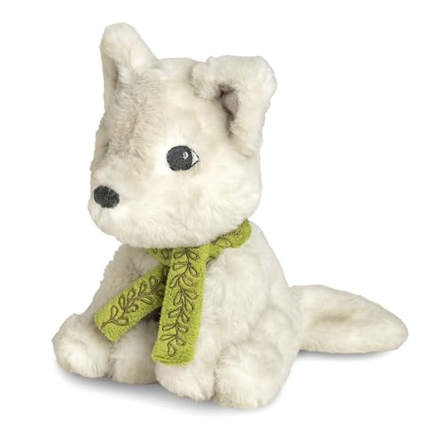 Compendium - An Adorable Stuffed Arctic Fox Plush, Companion To The Book Why Not?, 5.25'' L X 5.75'' W X 8'' H