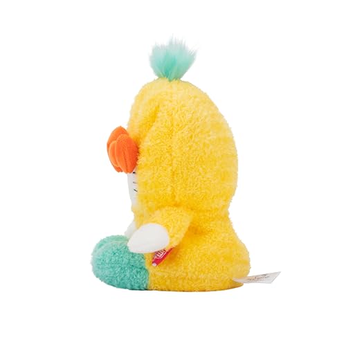 BumBumz 7.5-inch Hello Kitty Pineapple Plush Toy - Collectible Sanrio Model RBBZ01642, Soft Polyester Material