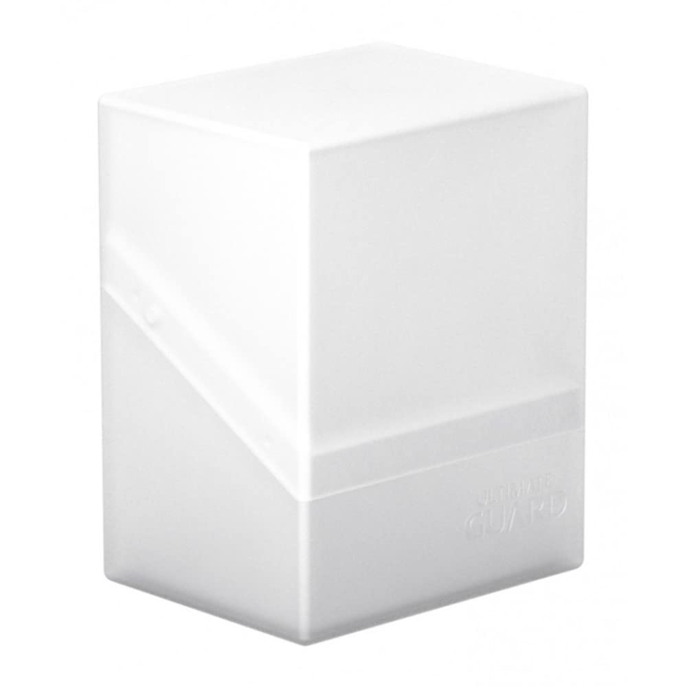 Ultimate Guard Boulder 80+ Classic, Deck Case For 80 Double-Sleeved Tcg Cards, Frosted, Secure & Durable Storage For Trading Card Games, Soft-Touch Finish
