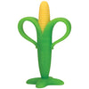 Nuby Soothing Corn Teether - 5 Inch Green Silicone Teether, Model 6867