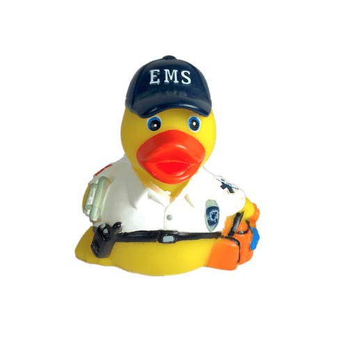 3' Ems / Emt Rubber Duck [Sealed Hole, No Mildew] - Baby Safe Bathtub Bathing Toy