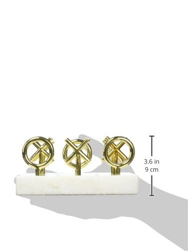 Jonathan Adler Brass Tic Tac Toe Set