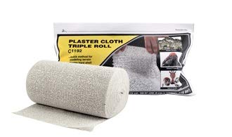 Woodland Scenics Wooc1192 C1192 Plaster Cloth Triple Roll 8 X 45'