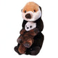 WILD REPUBLIC Sea Otter Plush Toy - 12" Stuffed Animal, Eco-Friendly Fabric, Gift for Kids, Model 24096