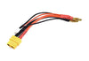Integy RC Model C30039 XT60 to 4mm 2S Battery Adapter w/ Balance Plug Connector Adapter Wire Harness