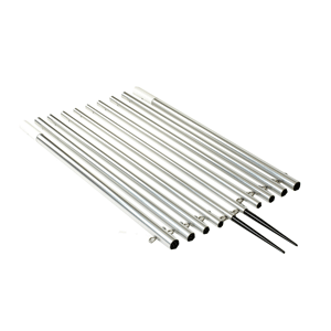 Lees 19 Extra Strong Bright Silver Outrigger Poles 2 OD