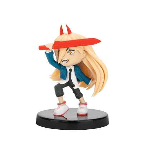 Total Anime Chainsaw Man Chibi 3-Pack - 3 Mini-Figures, 2-Inch Scale, Multi-Color, Plastic, Model KAZ0144