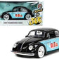 1959 Volkswagen Beetle Black With Graphics ''I Love The 50'S'' Series 1/24 Diecast Model Car By Jada