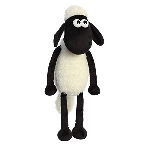 Aurora® Playful Shaun The Sheep® Stuffed Animal - Endless Fun - Farmyard Exploration - White 17 Inches