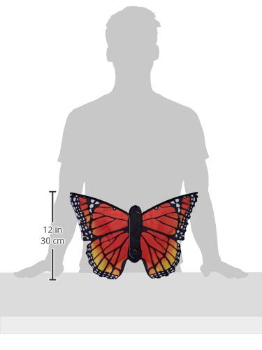 Hq Kites Monarch R Butterfly Kite, 20 Inch Single Line Kite With Tail