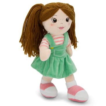Playtime By Eimmie 14' Soft Baby Doll For Girls (Allie) - Plush Rag Doll For Toddlers & Infants, Washable Stuffed Toy With Sensory Fabric Body - Great For Baby Showers, Birthdays & Special Occasions