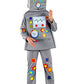 Dress Up America Robot Costume For Kids - Robot Jumpsuit, Tunic & Headpiece Set (Large)