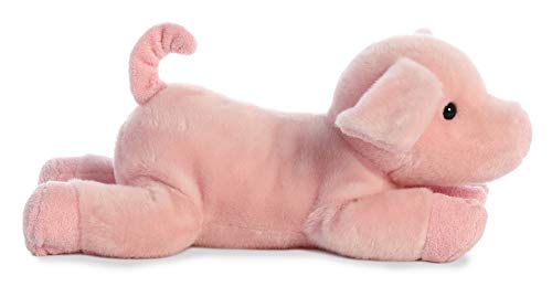 Aurora Adorable Flopsie Pickles Piglet Stuffed Animal - Playful Ease - Timeless Companions - Pink 12 Inches