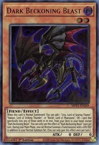 Dark Beckoning Beast - Mp21-En249 - Ultra Rare - 1St Edition