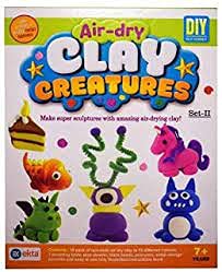 Shyam Creature Air Dry Clay Creatures, Clay Mold With Shaping Tools For Sand Modeling