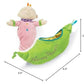 Manhattan Toy Snuggle Pod Sweet Pea Doll - 10" Cozy Sleep Sack, Multicolor, Ages 6 Months+ - Model 205180