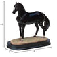 George S. Chen Imports Ss-G-11405 Horses Collection Black Horse Figurine Decoration Decor Collectible