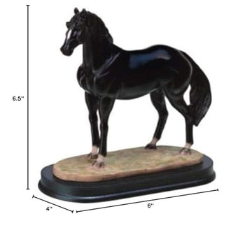 George S. Chen Imports Ss-G-11405 Horses Collection Black Horse Figurine Decoration Decor Collectible