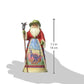 Enesco Jim Shore Heartwood Creek Australian Santa Stone Resin Figurine, 7 Inch, Multicolor,Red, White And Green