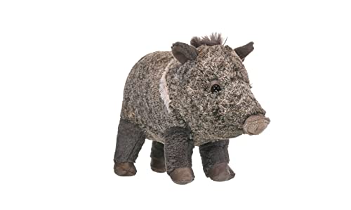 Wild Republic 12 Javelina Plush Stuffed Animal Toy - Grey Cuddlekins Gift for Kids