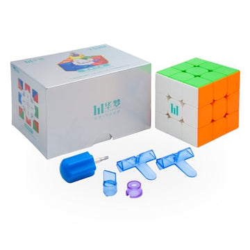 Cubelelo MoYu HuaMeng YS3 M MagLev 3x3 (Magnetic) Stickerless Speedcube for Kids & Adults | Features Double Adjustable System wi