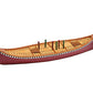 Outside Inside Hand Painted Tin Boat Cribbage Board - Multi Color, One Size, Model 99886, Resin Material