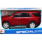 2021 Chevrolet Tahoe Red Metallic With Sunroof 1/24 Diecast Model Car By Maisto