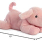 Aurora Adorable Flopsie Pickles Piglet Stuffed Animal - Playful Ease - Timeless Companions - Pink 12 Inches