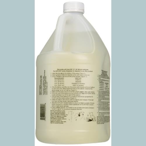 Amscan Hi-Float Ultra Balloon Treatment, 96 oz, Multicolor, Model 5615, Latex