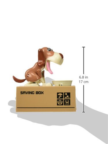 My Dog Piggy Bank - Robotic Coin Munching Toy Money Box - Cute Saving Box