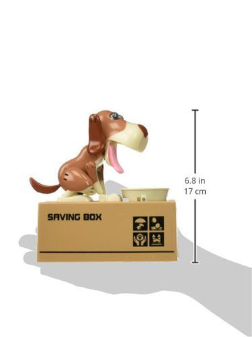 My Dog Piggy Bank - Robotic Coin Munching Toy Money Box - Cute Saving Box