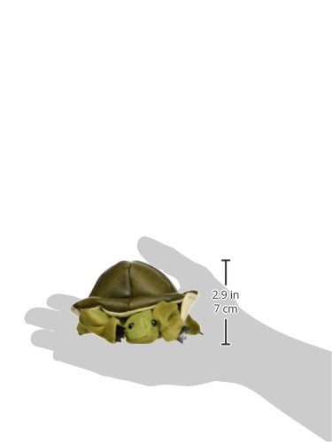 Folkmanis Mini Turtle Finger Puppet, Green, 1 Ea